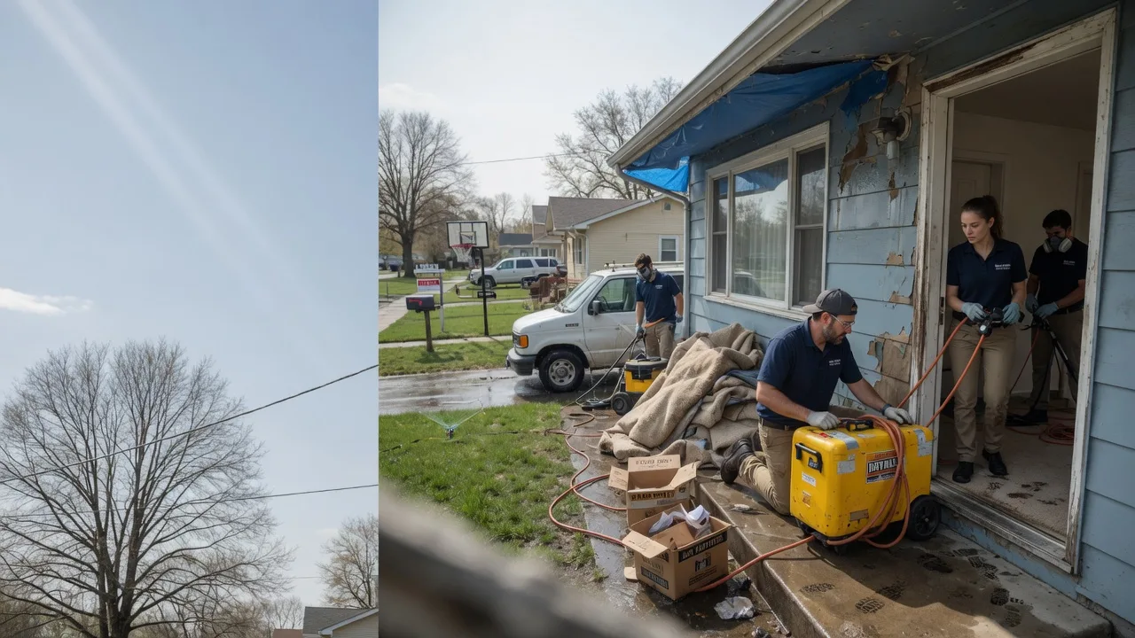 Basement Flood Cleanup in Mutual, OK near me